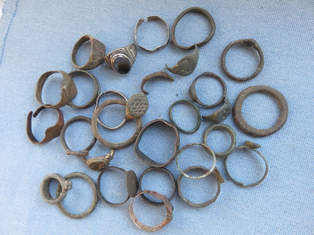 Romeinse rijk  en later – ringen - 1e eeuw - 19e eeuw, Sieraden, Tassen en Uiterlijk, Ophalen of Verzenden, Brons, Ring