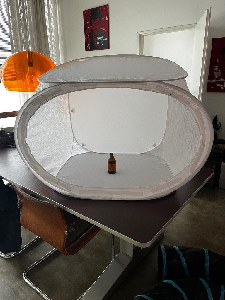 Dragbare Opvouwbare lightbox voor Productfotografie, Audio, Tv en Foto, Fotografie | Fotostudio en Toebehoren, Ophalen, Zo goed als nieuw
