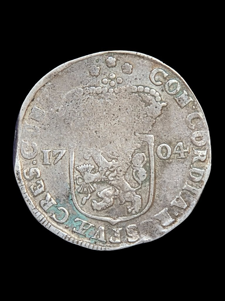 Zilveren Dukaat Zeeland 1704, Vóór koninkrijk, Zilver, Losse munt, Overige waardes