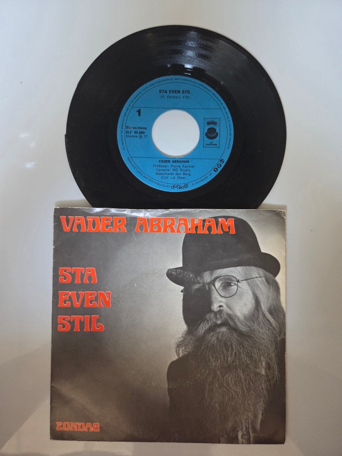 Vader Abraham - Sta even stil, Ophalen of Verzenden, Gebruikt, 7 inch, Nederlandstalig