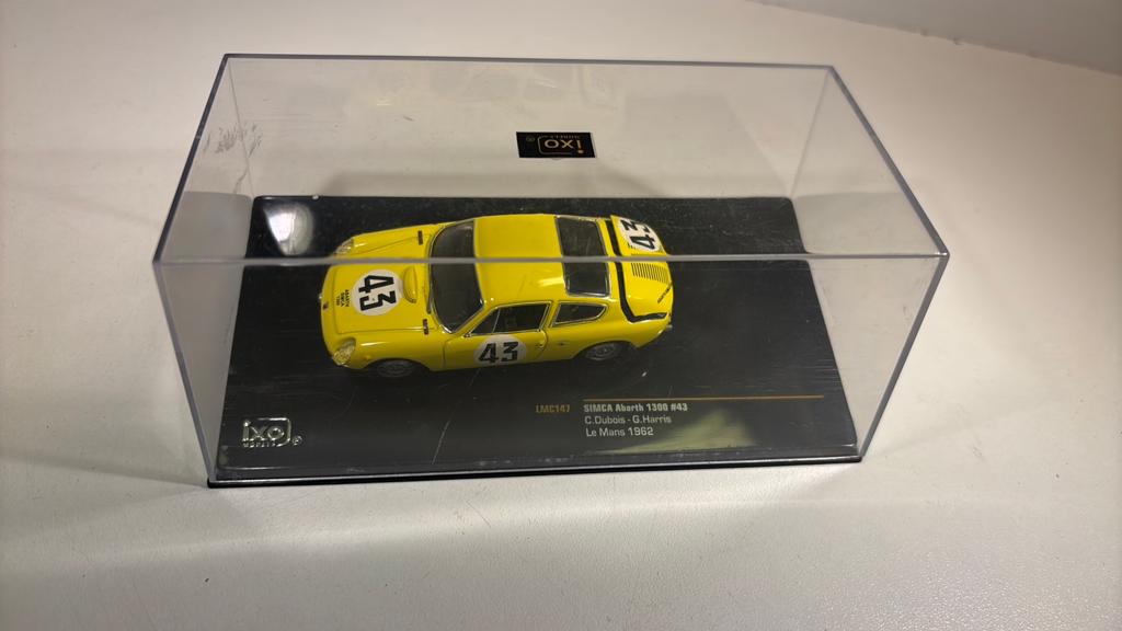 Simca Abarth 1300 #43 le mans 1962 ixo 1.43, Overige merken, Auto, Ophalen of Verzenden, A