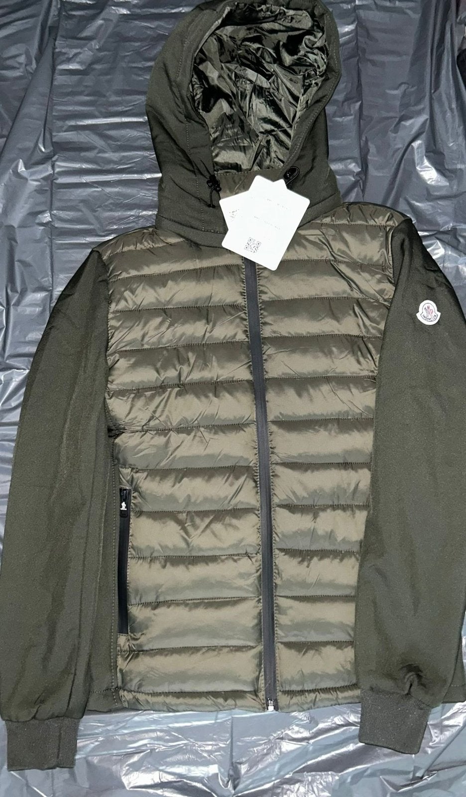 Moncler Zomerjas XS/S, Ophalen of Verzenden, Zo goed als nieuw, Maat 46 (S) of kleiner, Zwart