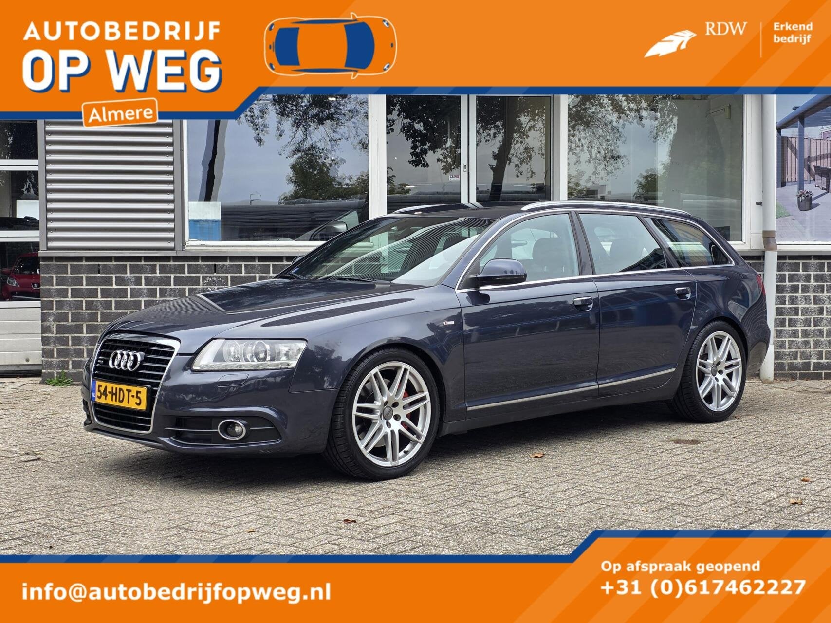 Audi A6 Avant 3.0 TFSI Quattro Pro Line | Inruilkoopje | Aut, Auto's, Euro 5, Gebruikt, 2995 cc, Blauw