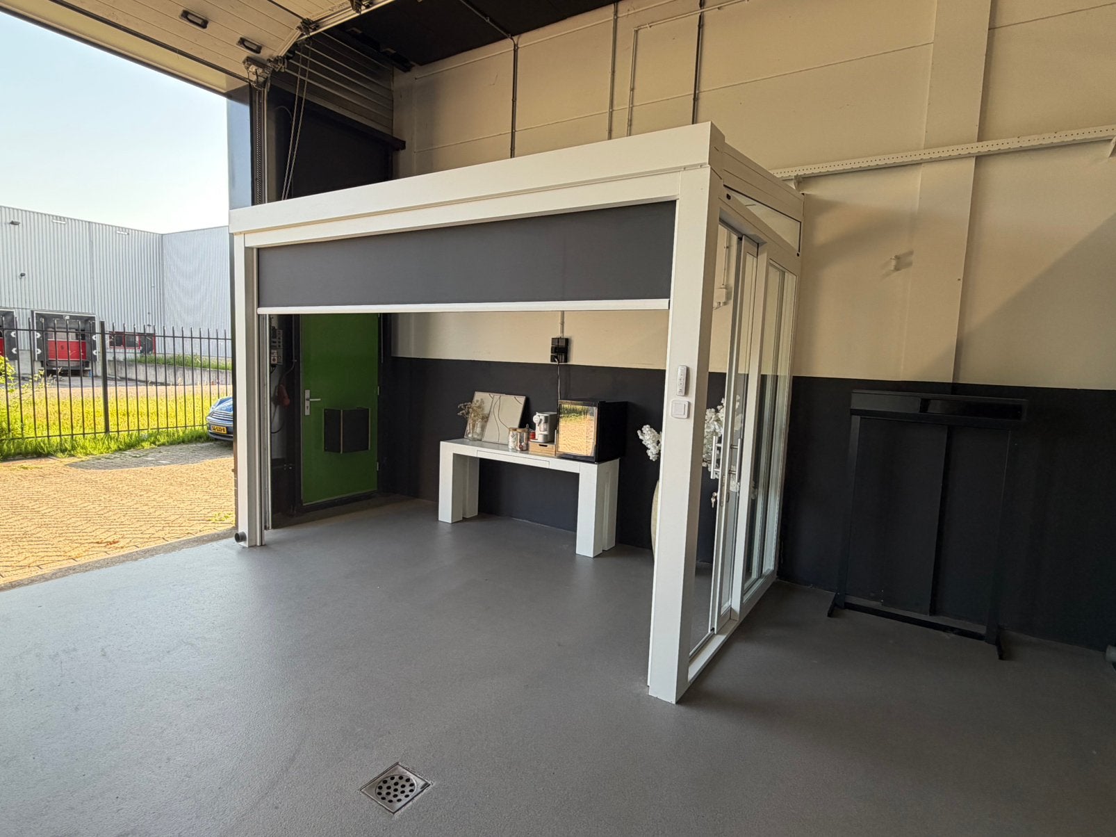Veranda showmodel serre tuinkamer overkapping screen, Ophalen of Verzenden, Zo goed als nieuw, Veranda