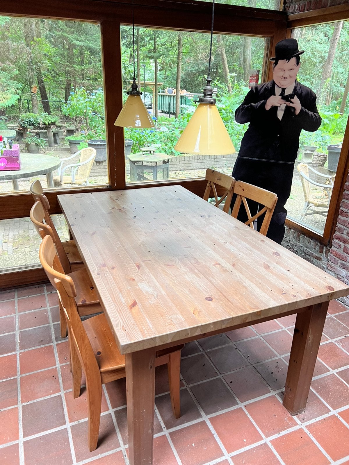 IKEA eettafelset, Tuin en Terras, Tuintafels, Ophalen, Gebruikt, Rechthoekig