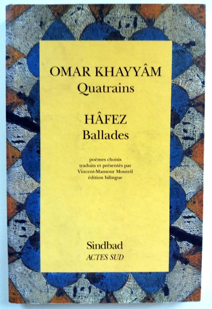 Omar Khayyam - Quatrains (FRANSTALIG / ARABISCH), Ophalen of Verzenden, Zo goed als nieuw, Non-fictie