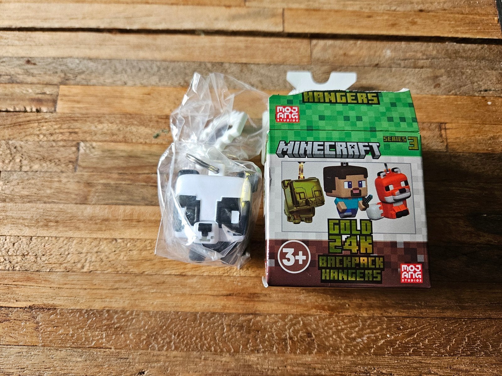 Minecraft Gold 24K Backpack Hanger - Panda, Ophalen of Verzenden, Nieuw