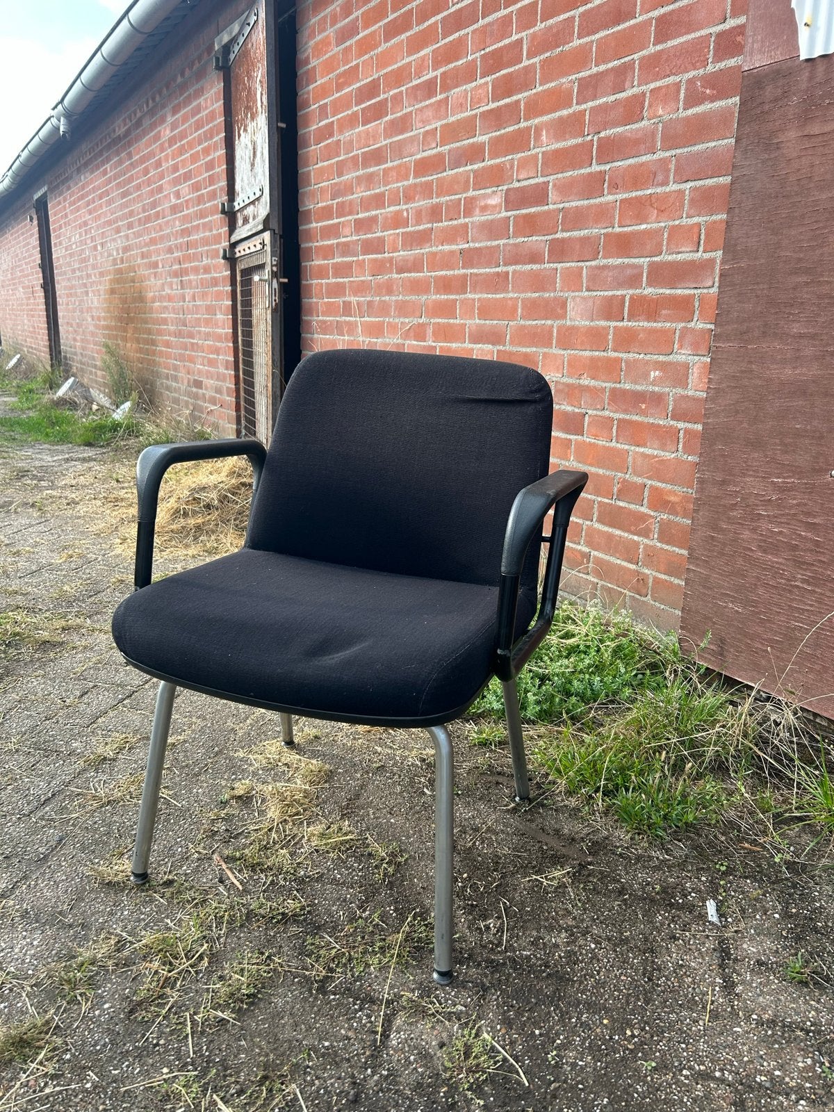 Twee zwarte bureaustoelen, Huis en Inrichting, Gebruikt, Twee, Zwart, Ophalen of Verzenden