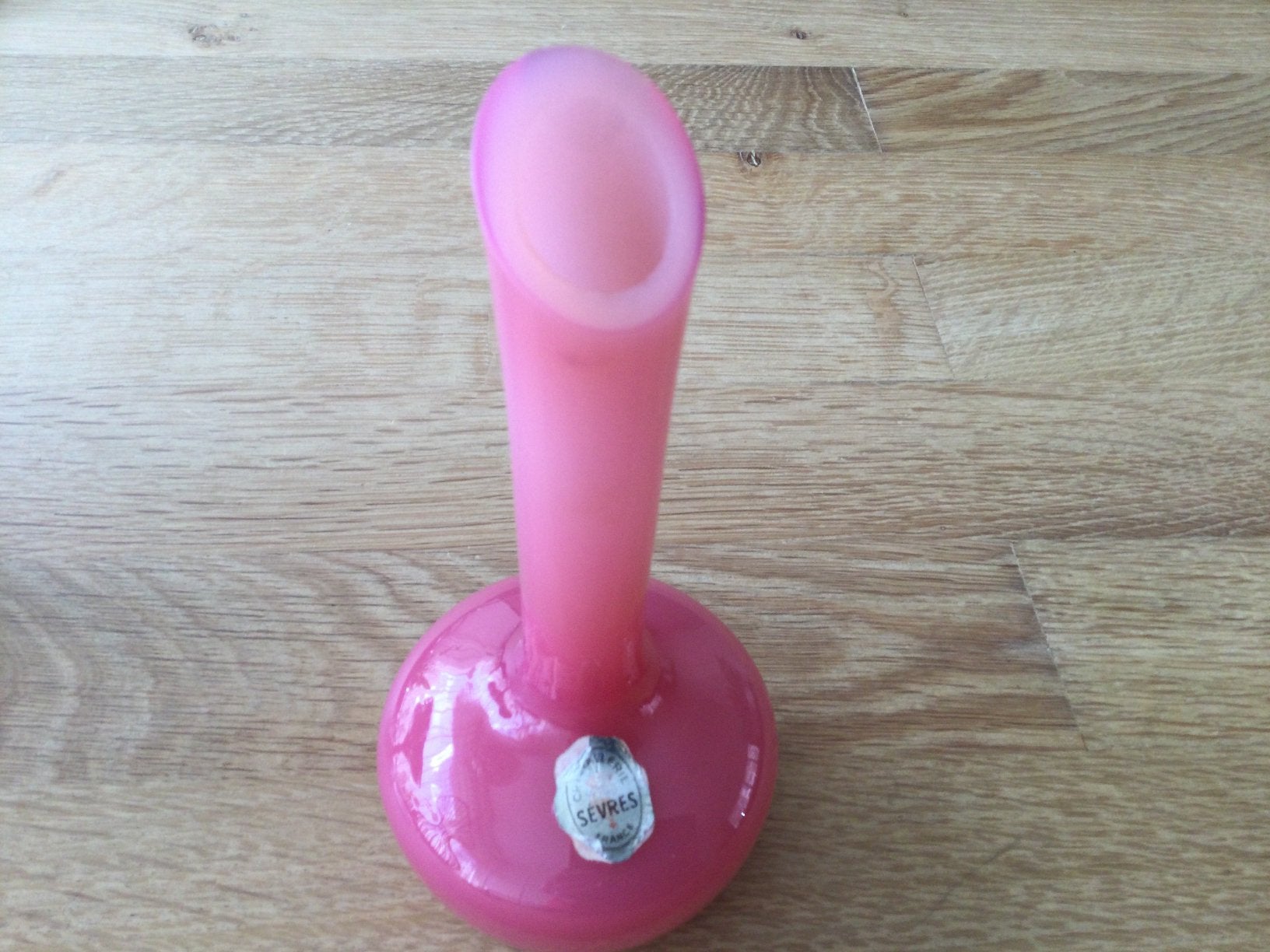 Sêvres vaasje glas., Ophalen of Verzenden