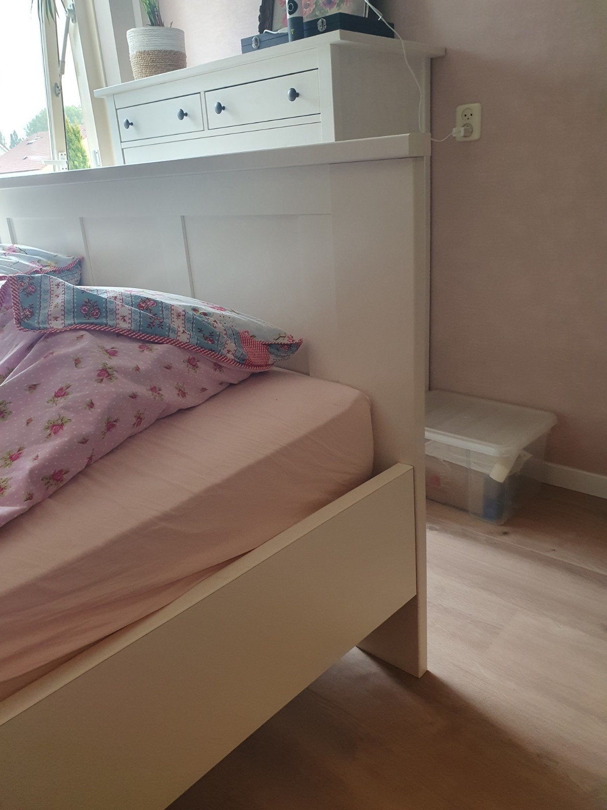 Beterbed Chateau tweepersoonsbed 160x200 cm, Ophalen, Wit, Tweepersoons, 200 cm