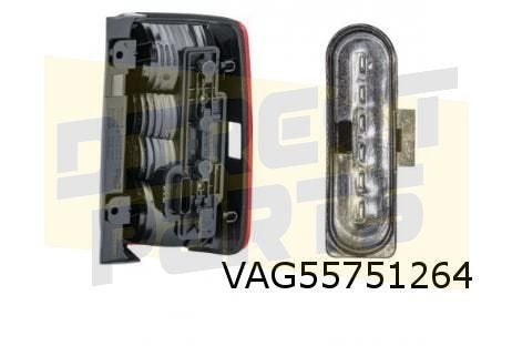 Volkswagen Caddy (9/03-9/10) (2K) achterlicht Links+Rechts (, -, Volkswagen, -, Nieuw