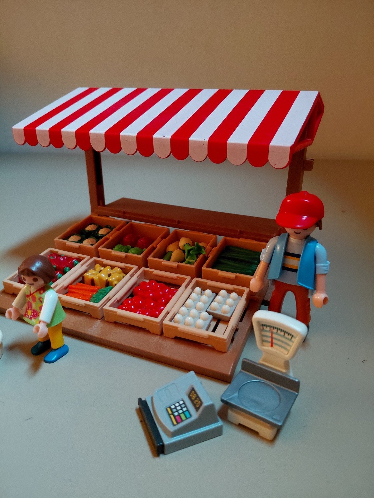 playmobil groente kraam 6121, Ophalen of Verzenden, Gebruikt
