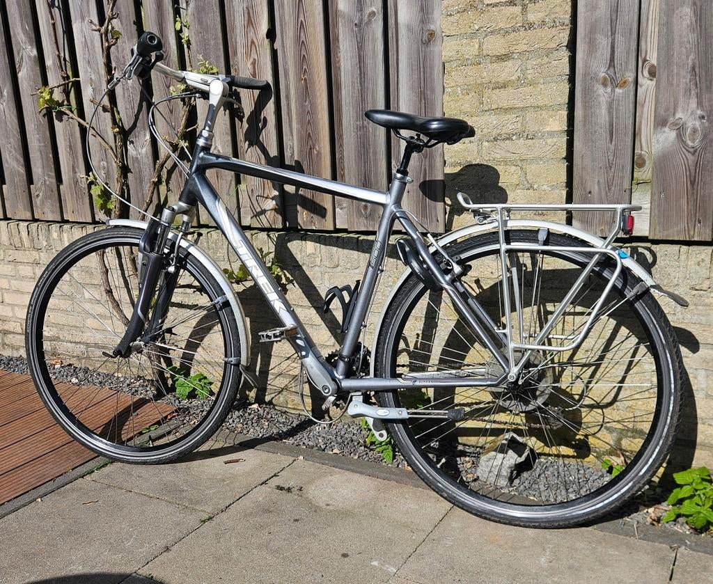 Trek Navigator T500 herenfiets aluminium, Gebruikt, Velgrem, Versnellingen, 53 tot 57 cm