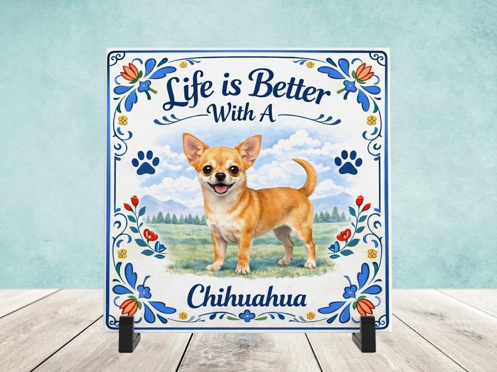 Life is Better With a Chihuahua - Tegel, Verzenden, Nieuw