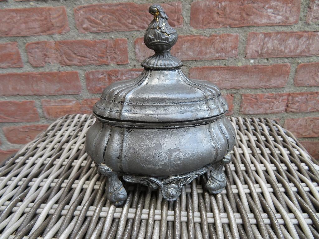 Antiek tinnen tabakspot ca. 1750, Antiek en Kunst, Antiek | Tin, Verzenden