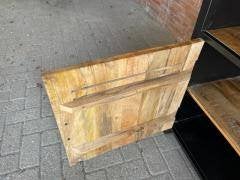 dressoir massief Mangohout  metaal 180 cm breed voorraad, Huis en Inrichting, Kasten | Ladekasten, Overige houtsoorten, 1 of 2 laden