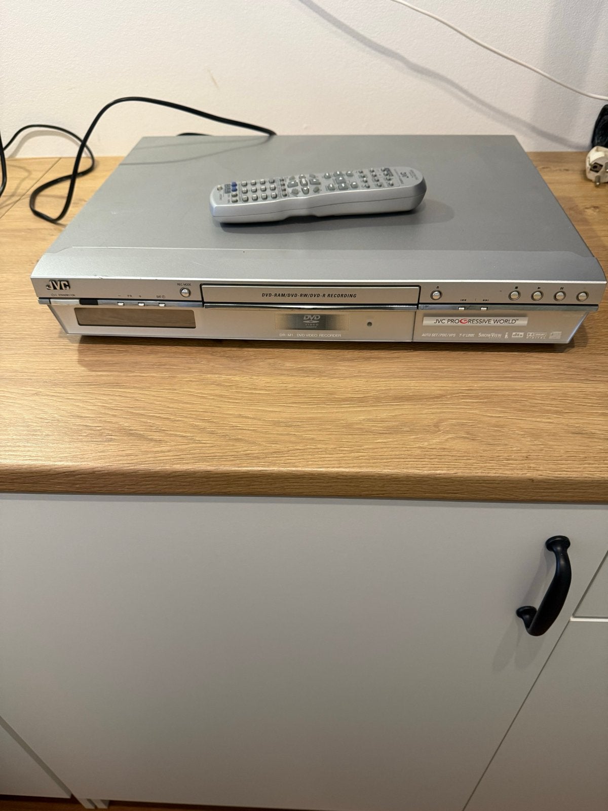 JVC DVD-speler/recorder met afstandsbediening, Audio, Tv en Foto, Ophalen of Verzenden, Gebruikt, Dvd-recorder, JVC