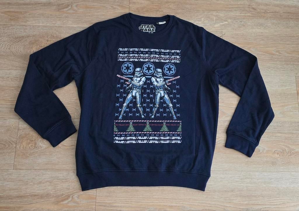 Nieuwe Star Wars Kersttrui - Stormtroopers XL, Blauw, Ophalen of Verzenden, Star Wars, Maat 56/58 (XL)