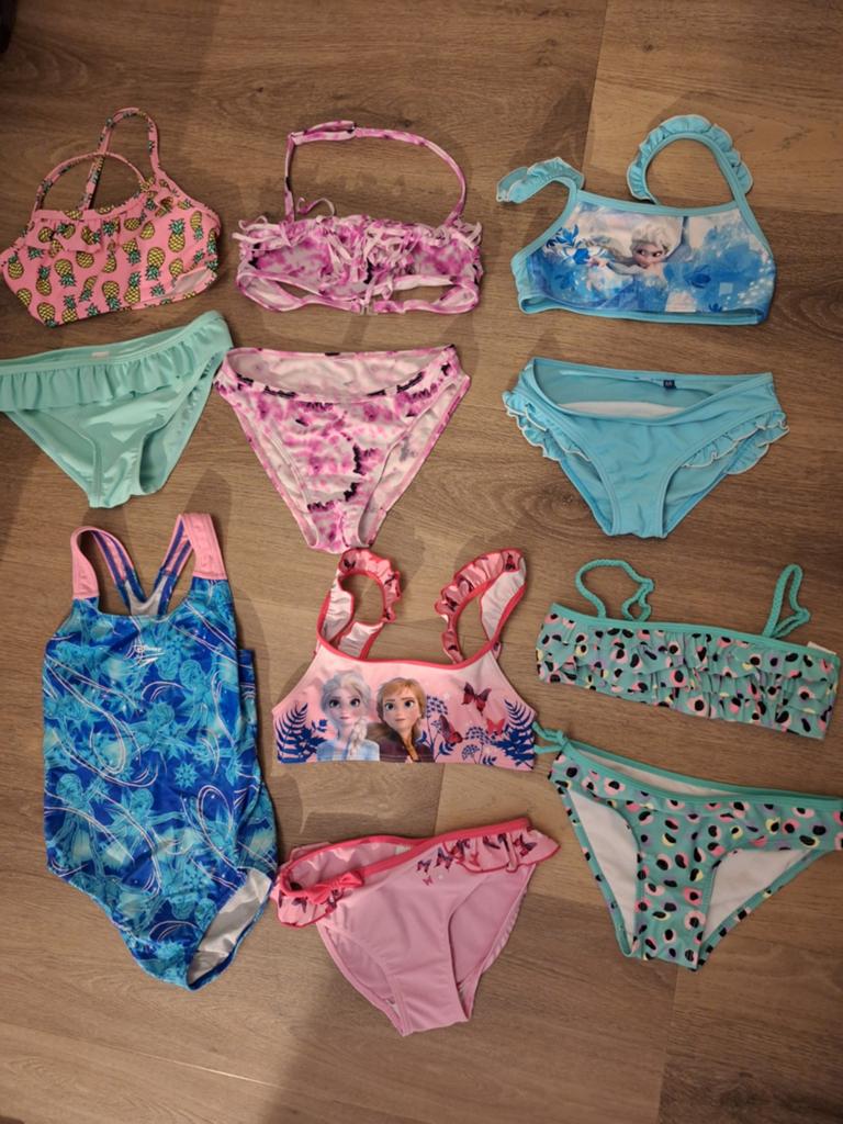 Bikini's en badpak maten 110-128, Ophalen of Verzenden, Maat 128, Meisje, Bikiniset