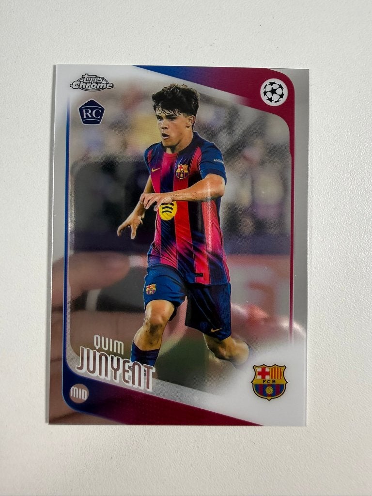 93 Quim Junyent RC Topps Chrome 2025-26, Ophalen of Verzenden, Nieuw, Buitenlandse clubs, Poster, Plaatje of Sticker