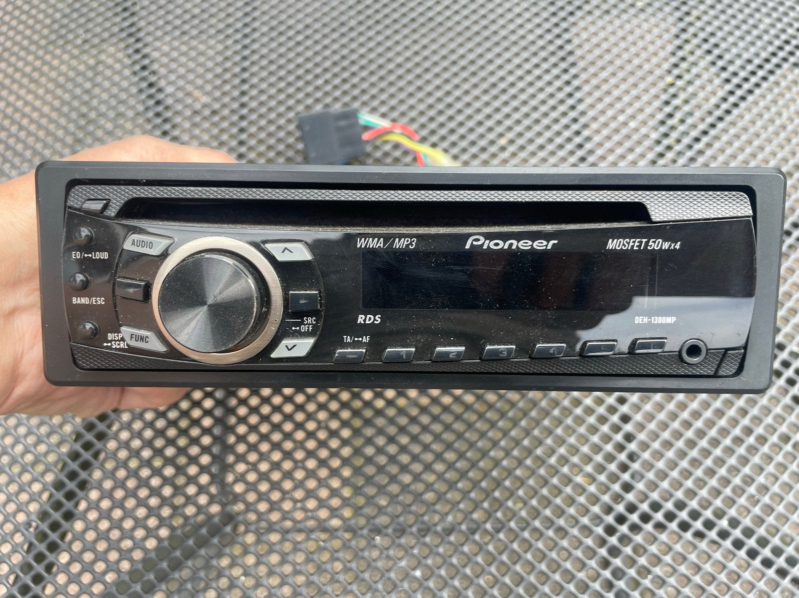 Pioneer DEH-1300MP Autoradio met CD/MP3 - Werkend, Auto diversen, Autoradio's, Ophalen of Verzenden, Gebruikt