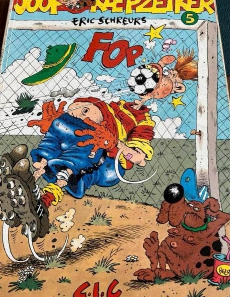 Joop Klepzeiker FOP 5 - Eric Schreurs, Eén stripboek, Ophalen of Verzenden, Gelezen