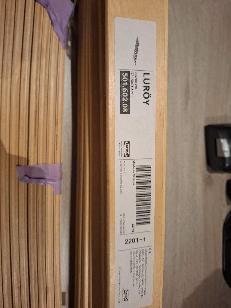 Ikea lattenbodem 70 x 200 4 st, Ophalen, Zo goed als nieuw, Bedbodem, 200 cm