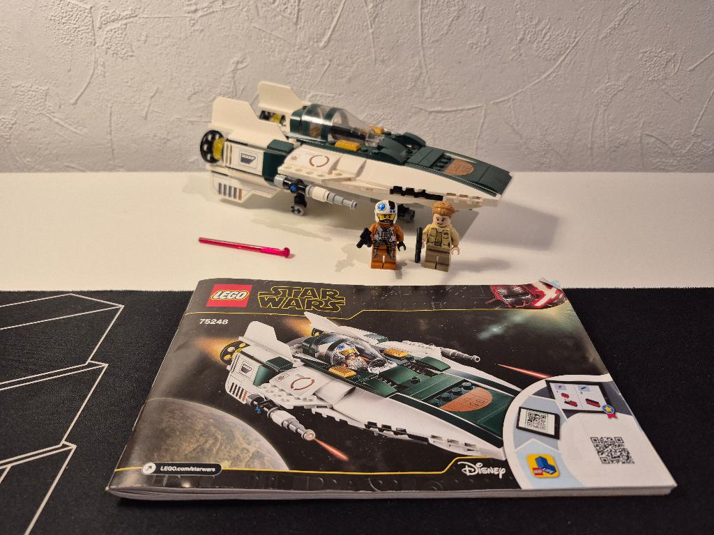 Lego Star Wars 75248 Resistance A-Wing Starfighter, Kinderen en Baby's, Speelgoed | Duplo en Lego, Gebruikt, Star Wars, Lego, Ophalen of Verzenden