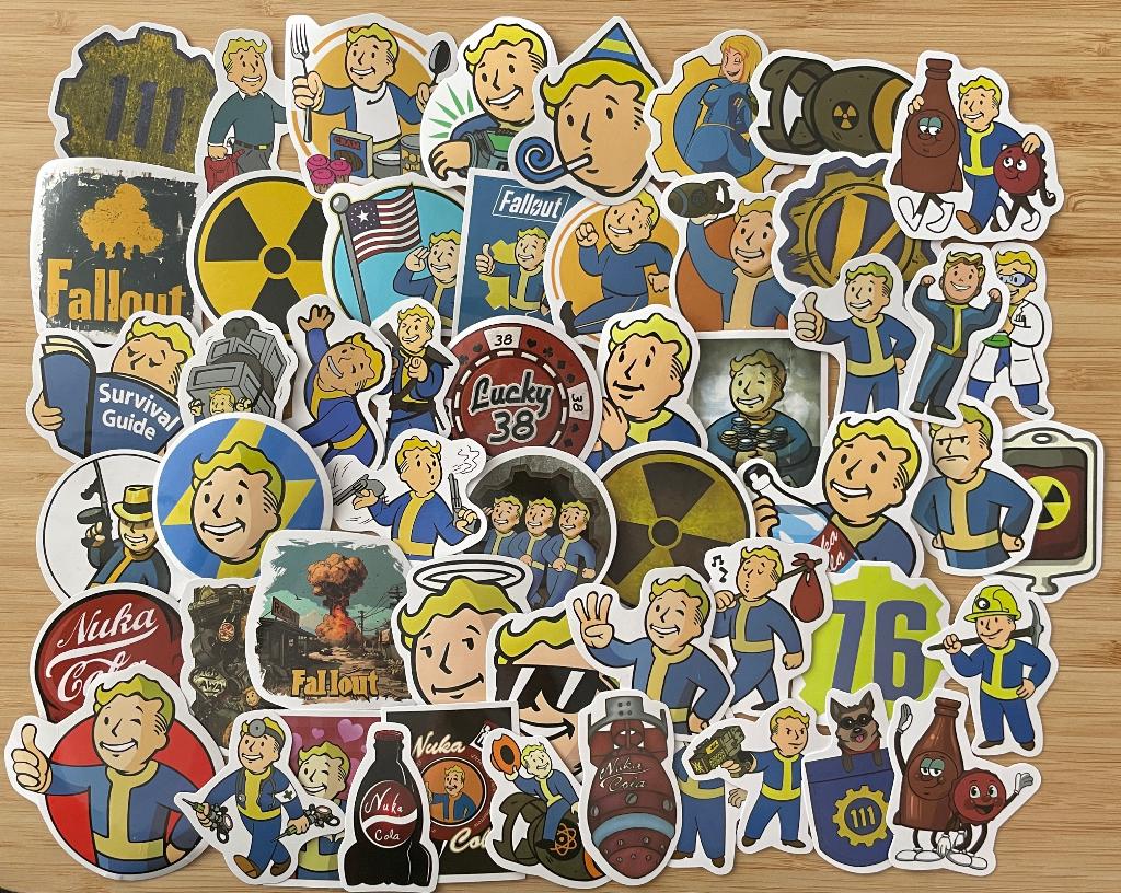 Fallout stickers, Verzenden, Nieuw, Meerdere stickers