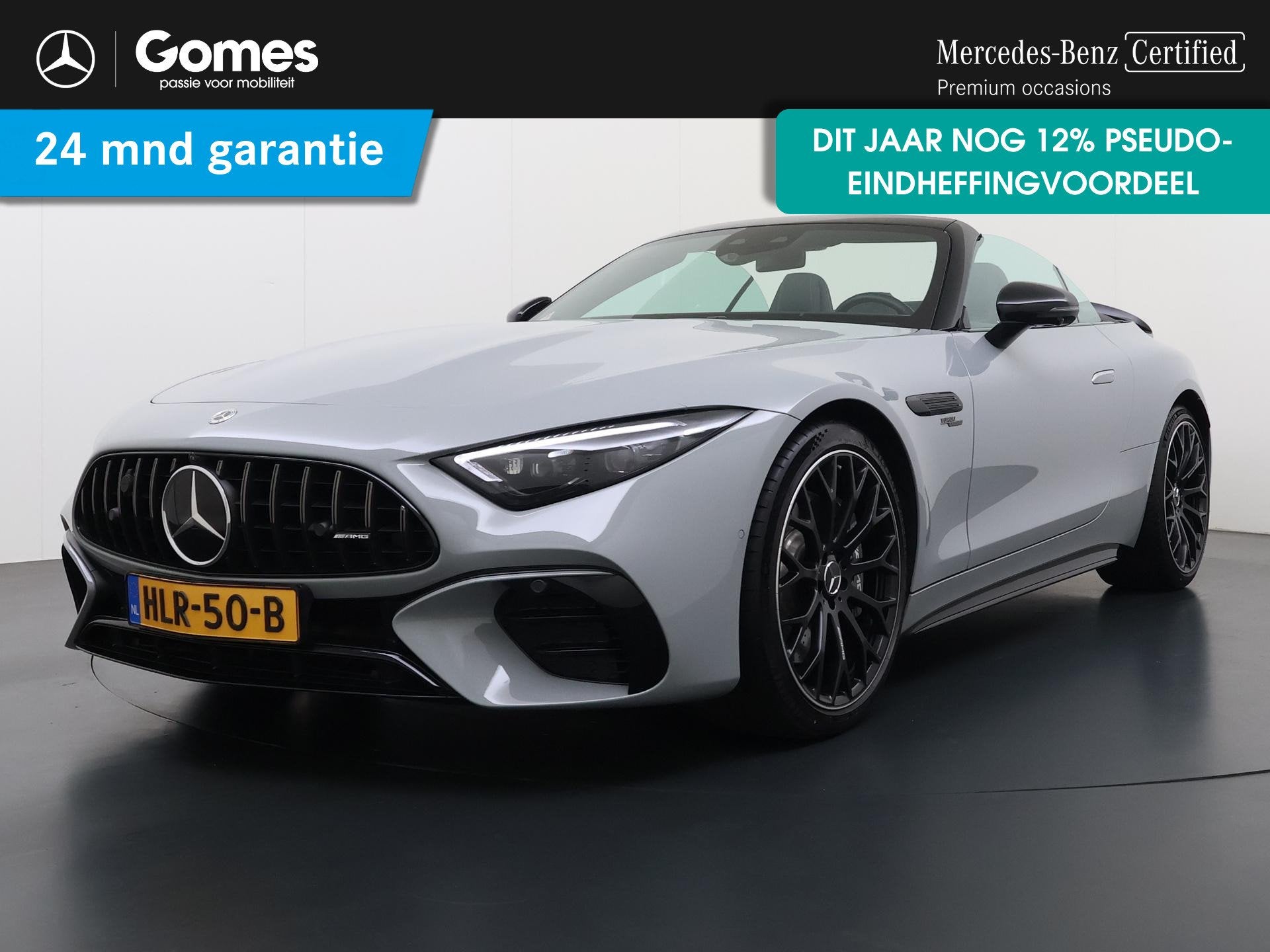 Mercedes-Benz SL-klasse Roadster AMG 43 | HUD | Burmester |, Automaat, Achterwielaandrijving, Gebruikt, 4 cilinders