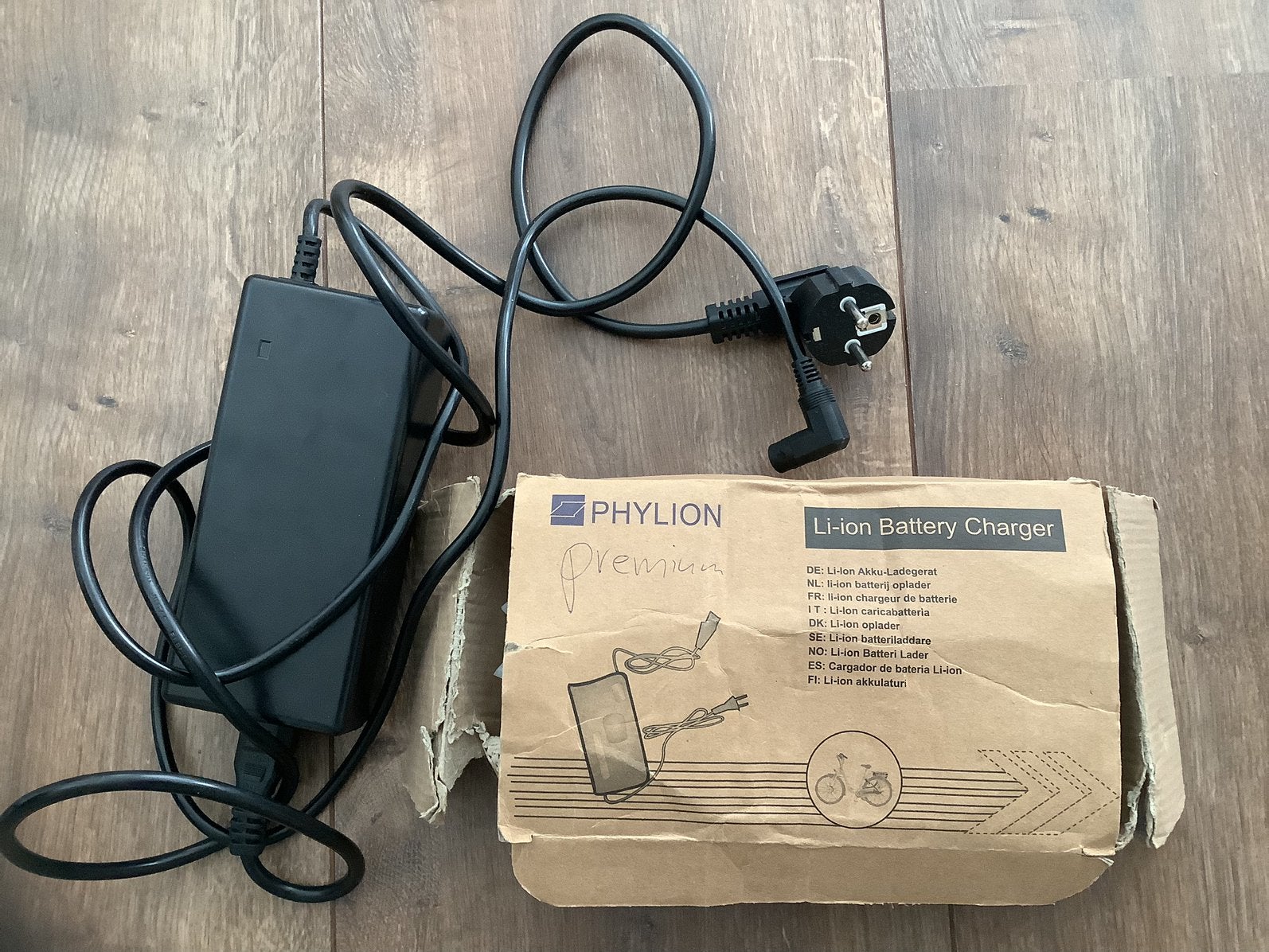 Oplader Phylion voor electrische fiets te koop, Gebruikt