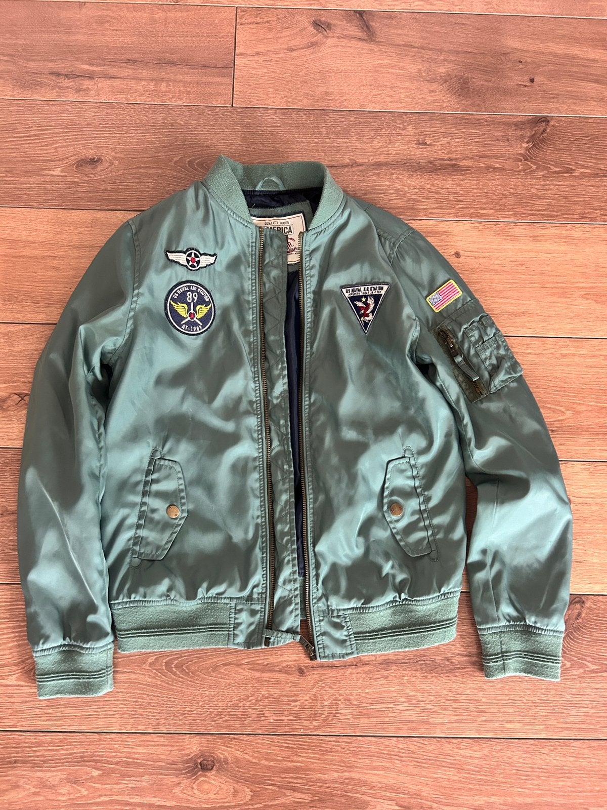 Jas jasje bomberjack jack america today maat 146 152, Kinderen en Baby's, Ophalen of Verzenden, Zo goed als nieuw, Jongen of Meisje
