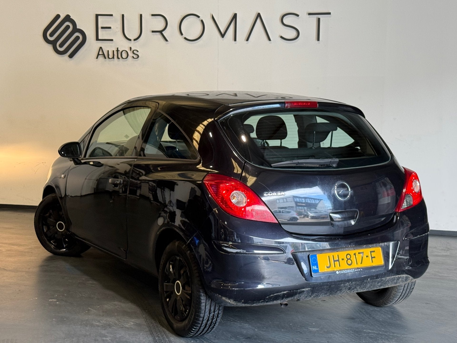 Opel Corsa 1.2-16V Cosmo Nieuwe Apk, Auto's, Voorwielaandrijving, Zwart, Bedrijf, Handgeschakeld
