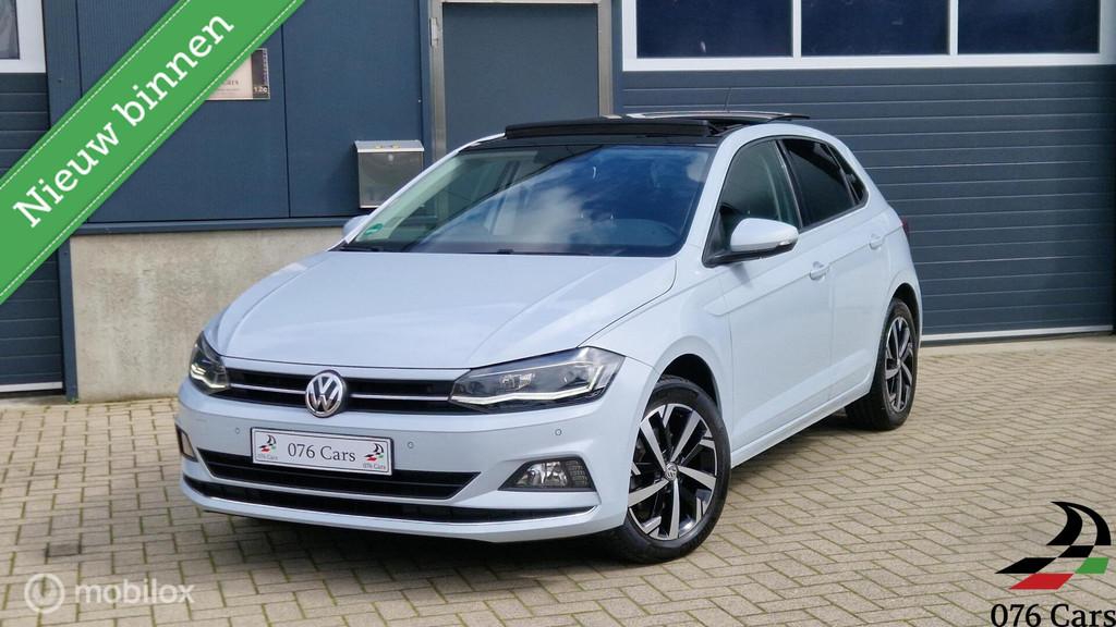 Volkswagen Polo 1.0 TSI Highline PANO LED ACC CARPLAY 1e EIG, Auto's, Voorwielaandrijving, Adaptive Cruise Control, Wit, Bedrijf