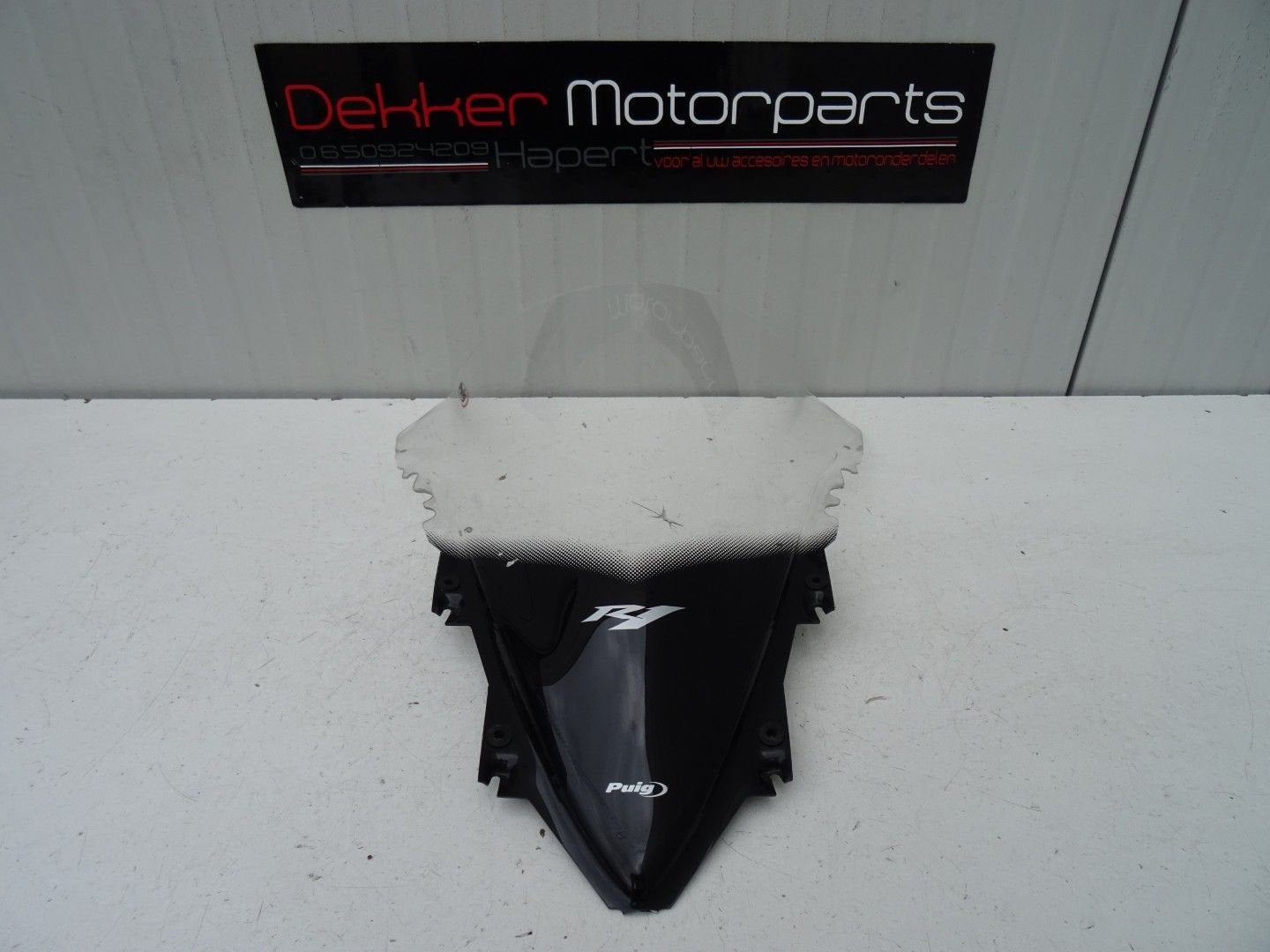 Puig Verhoogd Windscherm / Kuipruit Yamaha YZF R1 2007-2008, Gebruikt, -, -, Ophalen of Verzenden