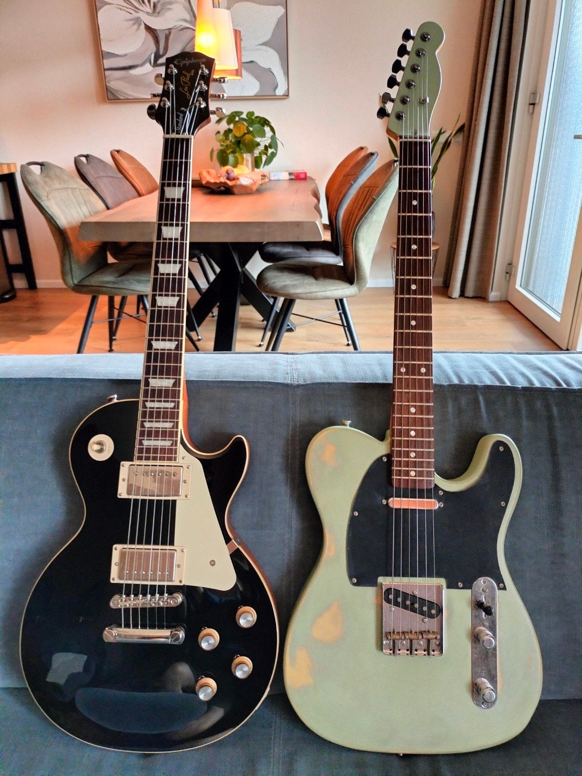 les Paul standard plus Telecaster, Muziek en Instrumenten, Ophalen, Solid body, Epiphone