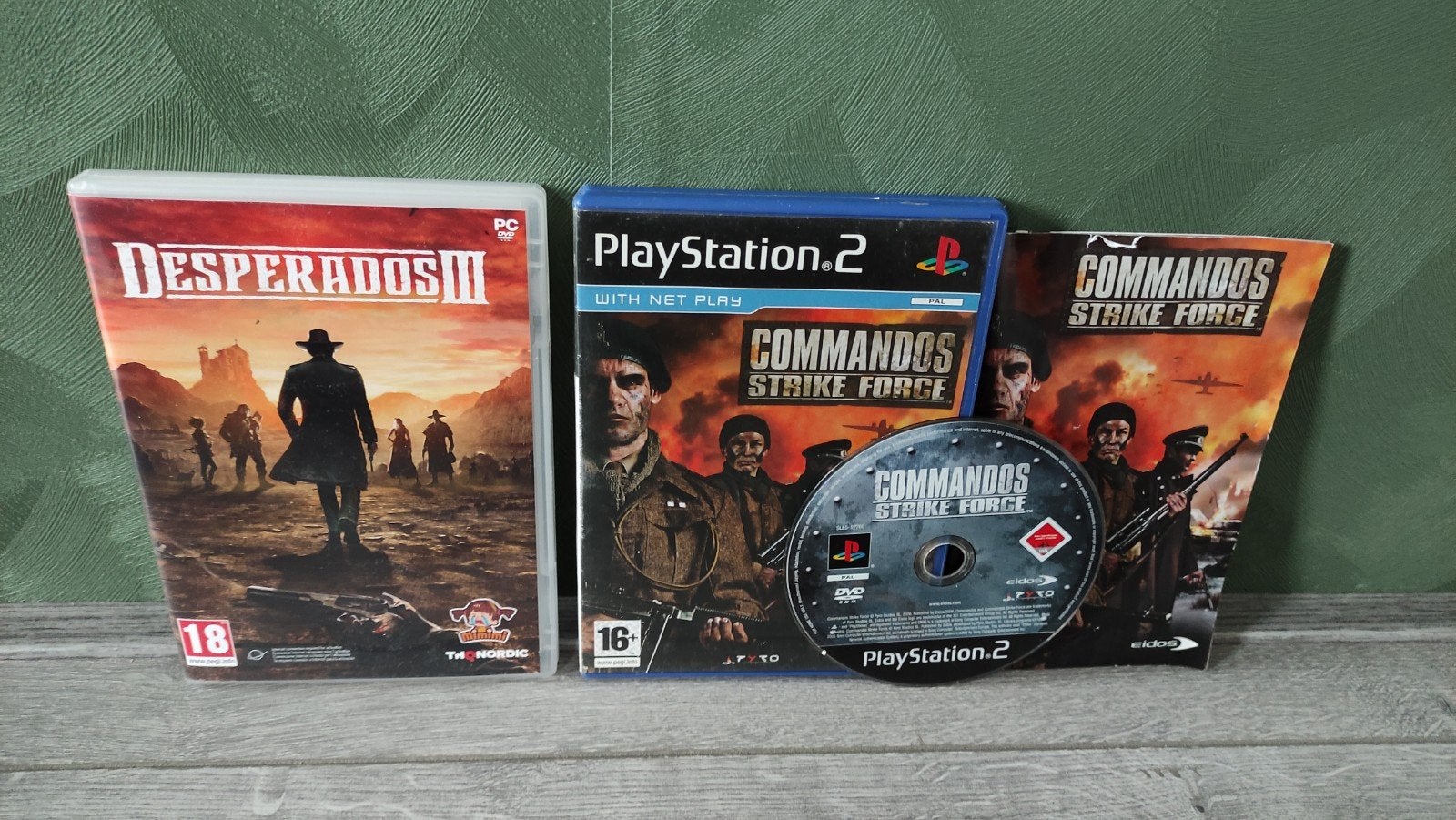 Commandos strike force ps2 en gratis desperados 3 pc game, 1 speler, Ophalen of Verzenden, Zo goed als nieuw, Vanaf 3 jaar