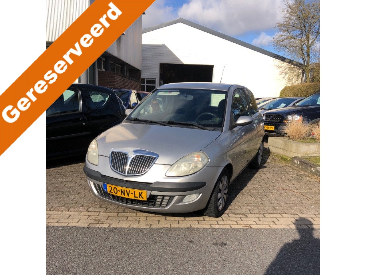 Lancia Ypsilon 1.4-16V Argento Goed rijdende Lancia Ypsilon, Voorwielaandrijving, 15 km/l, 4 cilinders, 400 kg