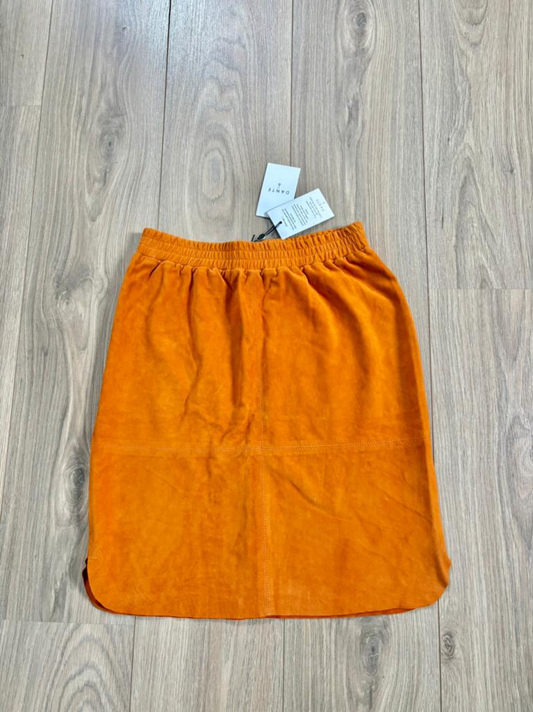 Nieuw mét kaartje! Leren Dante6 rokje - maat 2/S/36, Kleding | Dames, Rokken, Nieuw, Oranje, Ophalen of Verzenden, Maat 36 (S)