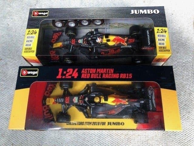 Jumbo Red Bull Max Verstappen , nieuw in de doos . RB 15 en, Ophalen of Verzenden, Nieuw, Auto, Bburago