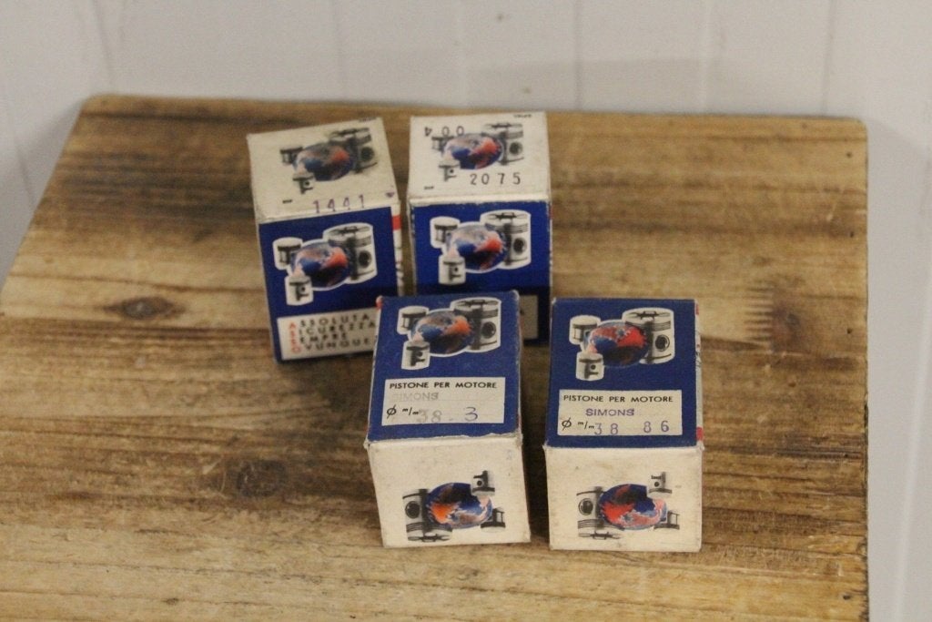 4 x *NOS* zuigers Asso bromfiets / Simons / 38.3 & 38.56, Overige merken, Overige typen, Nieuw, Ophalen of Verzenden