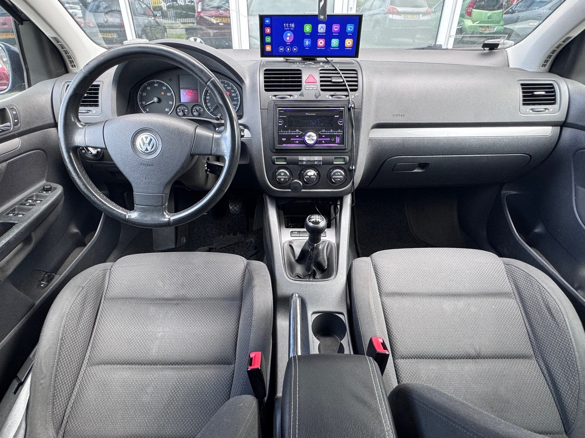 Volkswagen Golf 1.6 FSI Sportline | Carplay | Airco | Nette, Auto's, Voorwielaandrijving, Gebruikt, 4 cilinders, Blauw