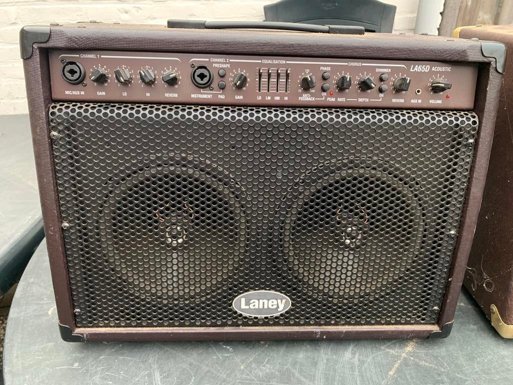 Laney LA65D Akoestische Gitaarversterker - 65 Watt, Ophalen of Verzenden, Zo goed als nieuw, Gitaar, 50 tot 100 watt