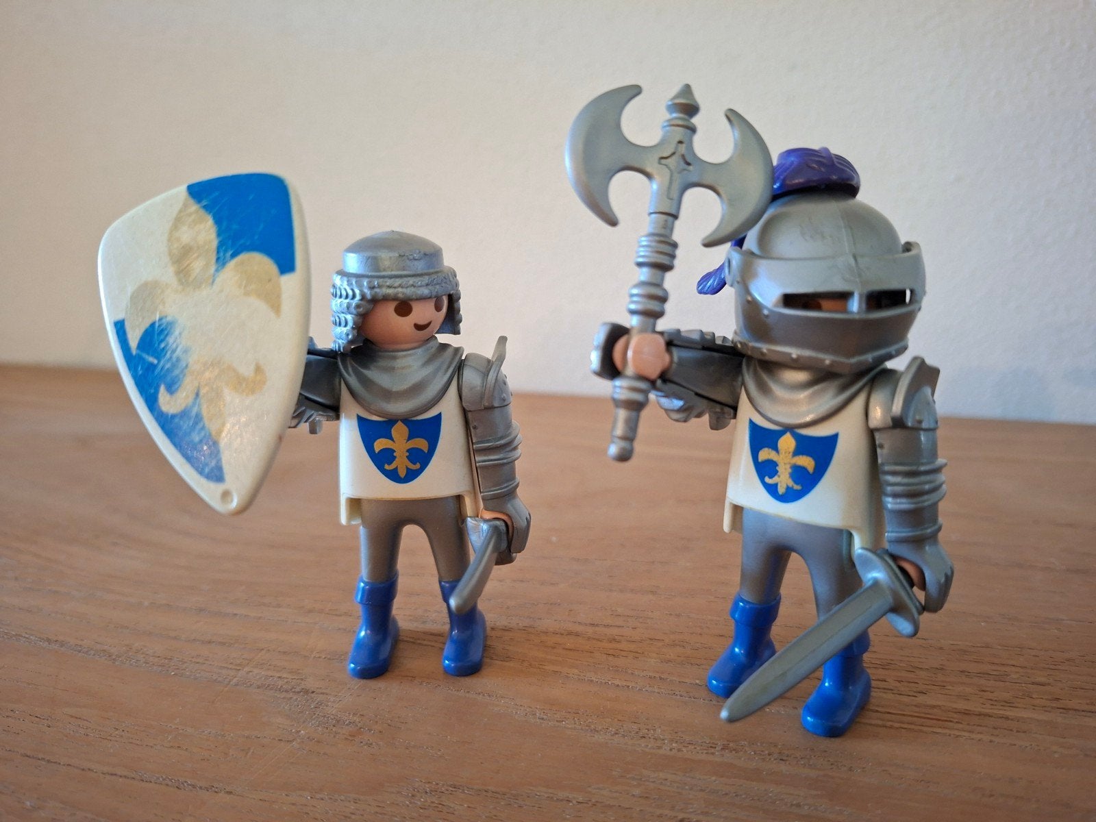 23. Playmobil ridders met wapens en schild, Ophalen of Verzenden, Gebruikt
