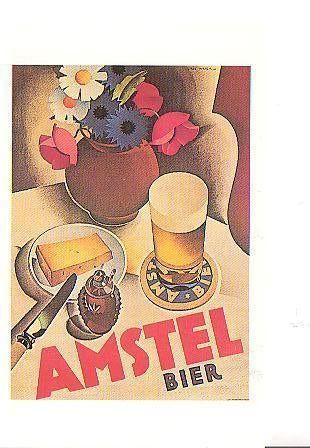 Ansichtkaart	Amstel Bier, Verzenden, 1980 tot heden, Ongelopen, Overige thema's