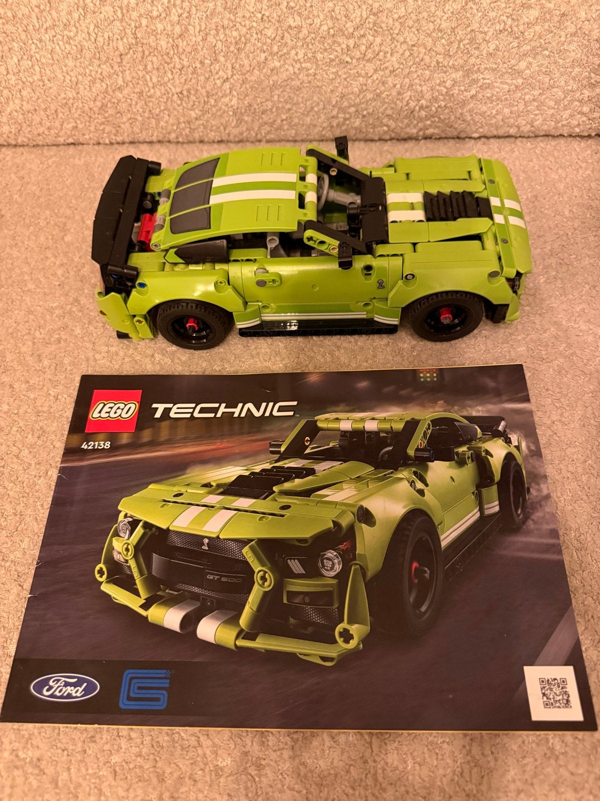 LEGO Technic Ford Mustang Shelby GT500 (42138), Ophalen of Verzenden, Zo goed als nieuw, Overige merken