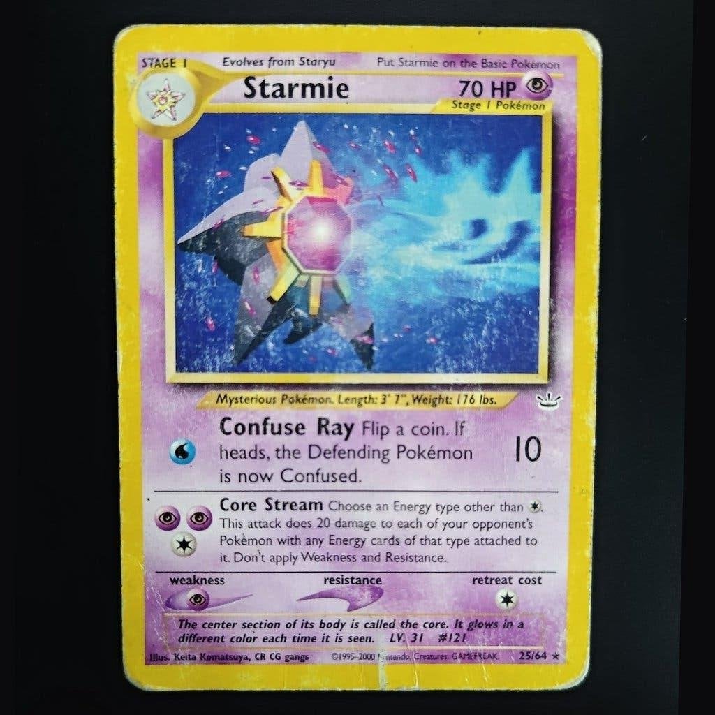 Starmie #25 Pokemon Neo Revelation, Verzenden, Gebruikt, Losse kaart