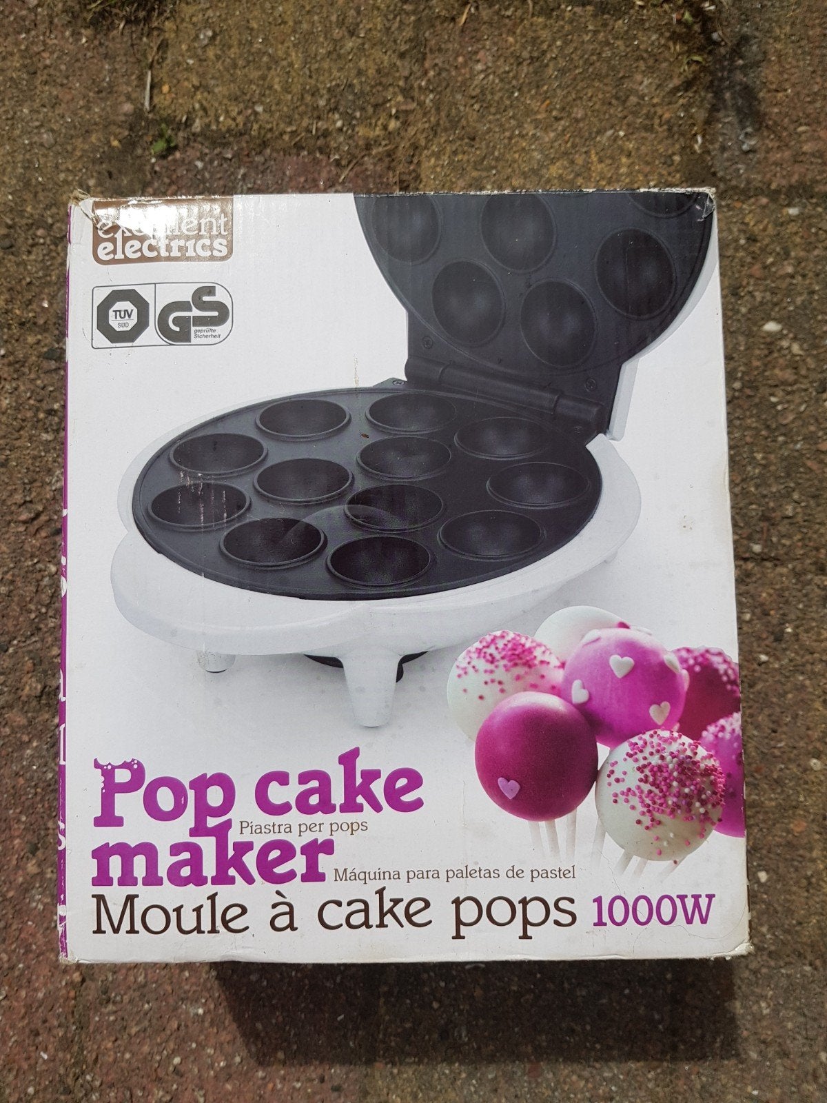 Excellent Electrics Popcake Maker 1000W - Nieuw in doos, Ophalen, Nieuw, Overige materialen