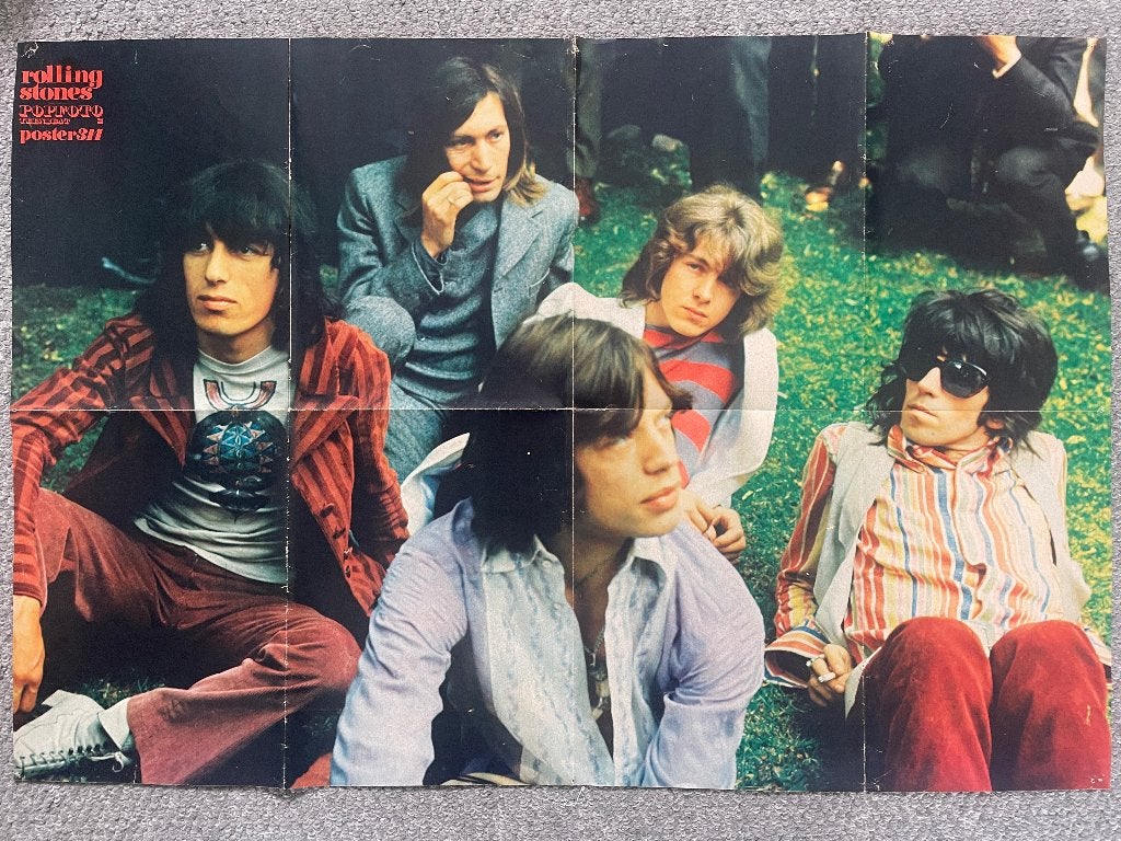 posters Rolling Stones, Gebruikt, Ophalen of Verzenden, A1 t/m A3, Overige vormen