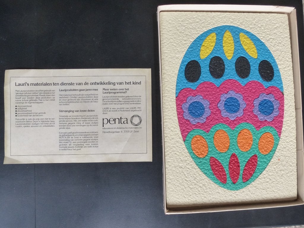 educatieve paasei -puzzel, Ophalen of Verzenden, 10 tot 50 stukjes, Zo goed als nieuw, 4 tot 6 jaar